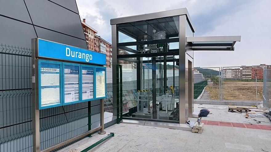 El nuevo ascensor de la estación de tren de Durango se inaugura hoy miércoles