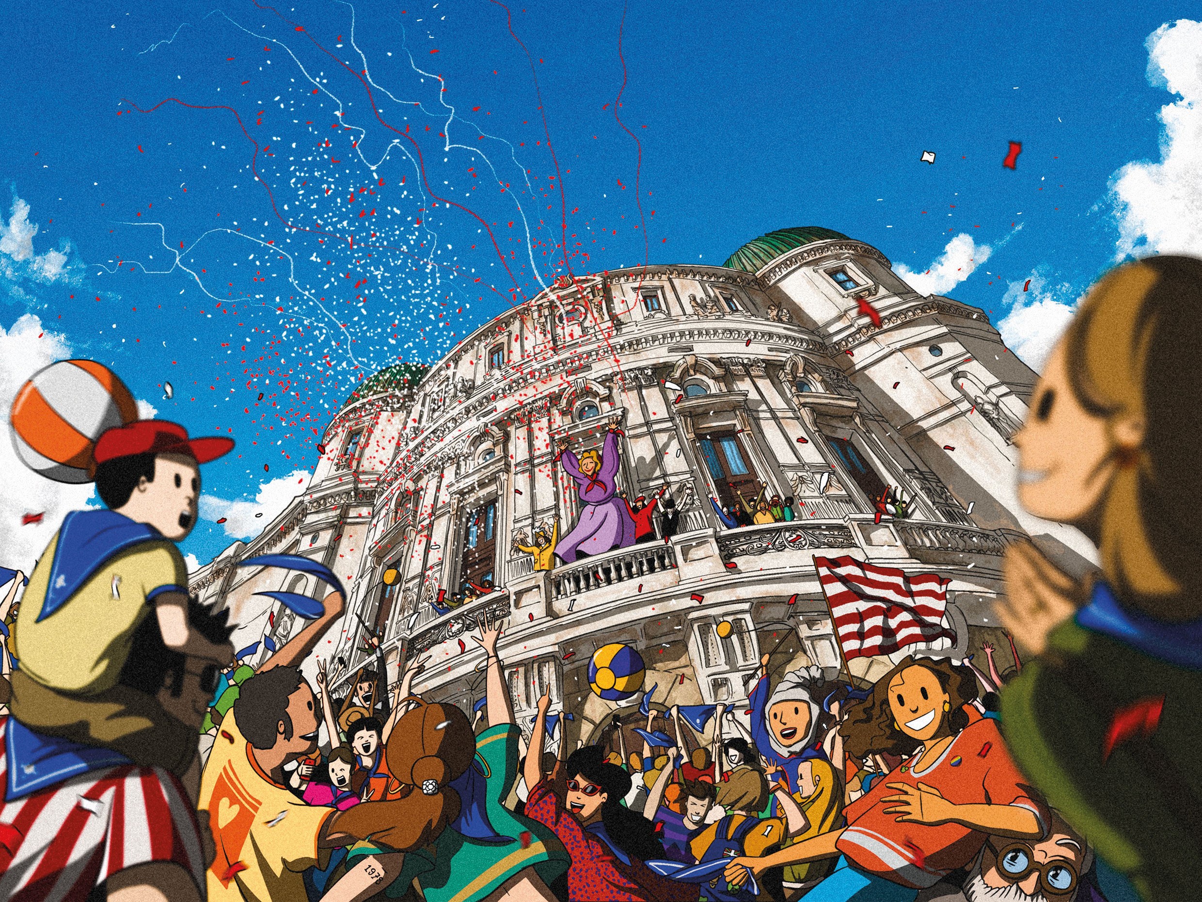 Cartel de la Aste Nagusia de Bilbao 2024
