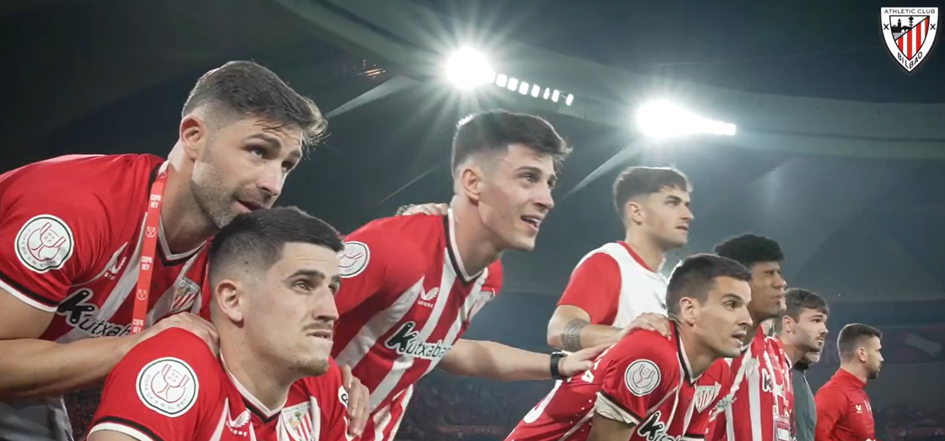Imagen de los jugadores del Athletic. FOTO ATHLETIC CLUB X