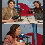 Las diputadas Atutxa y Berrojalbiz, en Waste Lab Bizkaia.