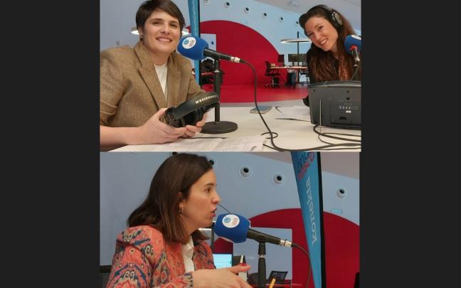 Las diputadas Atutxa y Berrojalbiz, en Waste Lab Bizkaia.