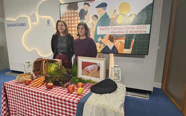 Presentación de la Feria de Santo Tomás 2025 en Donostia
