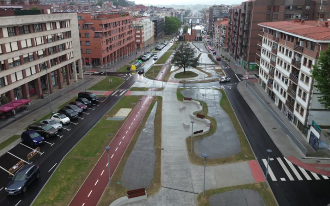 Bulevar en La Avanzada de Leioa. DIPUTACIÓN FORAL DE BIZKAIA Bulevar en La Avanzada de Leioa. DIPUTACIÓN FORAL DE BIZKAIA