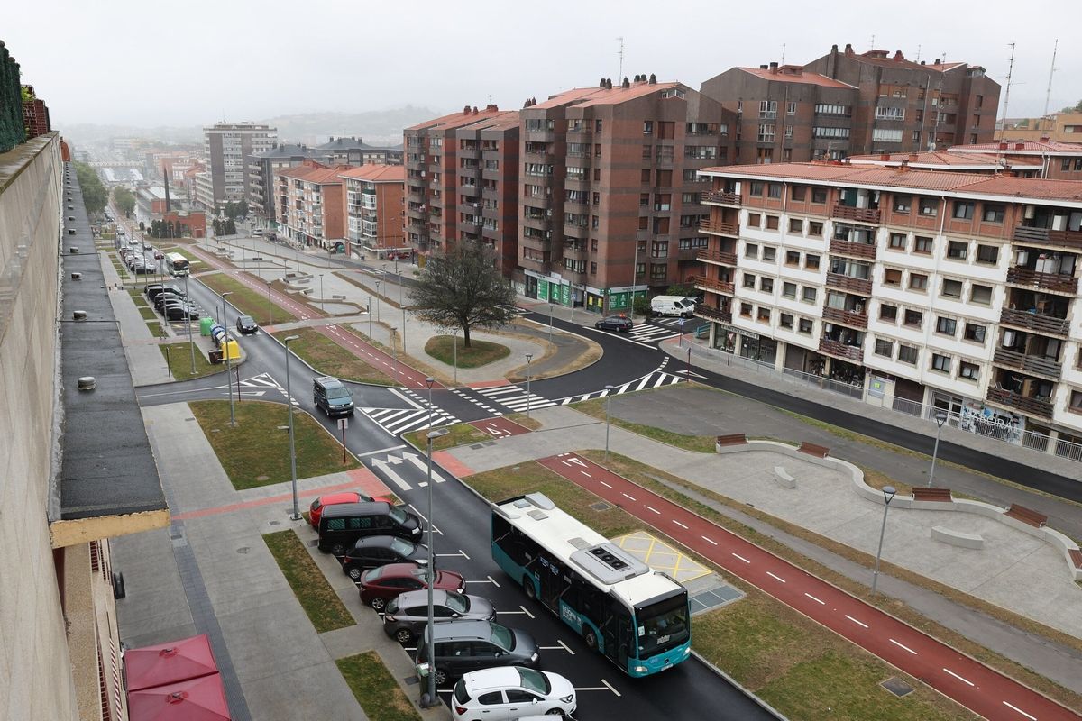 Bulevar construido sobre la Avanzada en Leioa. Pankra Nieto