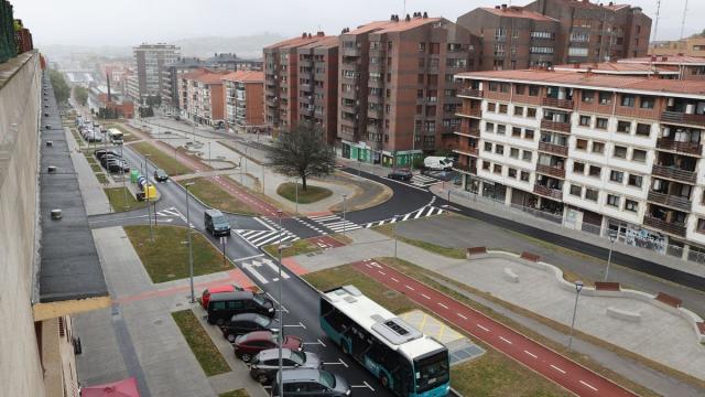 Bulevar construido sobre la Avanzada en Leioa. Pankra Nieto