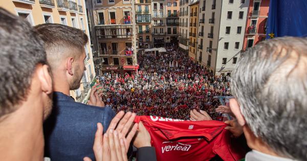 Recibimiento institucional a Osasuna como subcampeón de Copa. Foto: Ayuntamiento de Pamplona