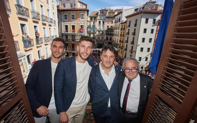 Recibimiento institucional a Osasuna como subcampeón de Copa. Foto: Ayuntamiento de Pamplona