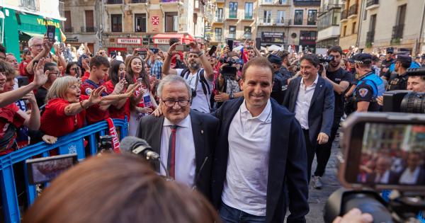 Recibimiento institucional a Osasuna como subcampeón de Copa. Foto: Ayuntamiento de Pamplona