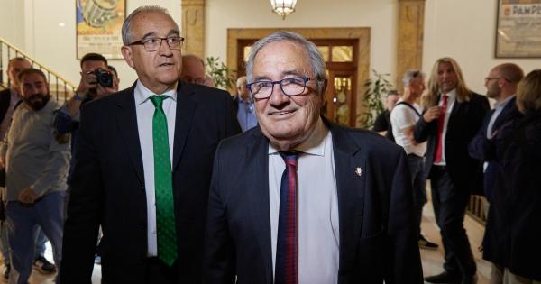 Recibimiento institucional a Osasuna como subcampeón de Copa. Foto: Ayuntamiento de Pamplona