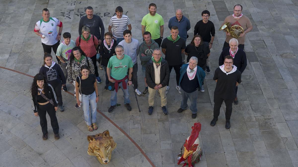 Miembros de la Comisión de Fiestas.