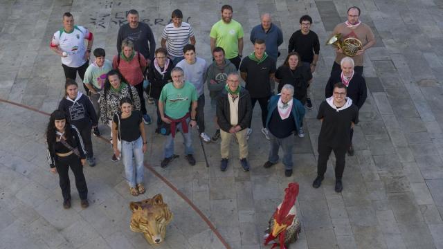 Miembros de la Comisión de Fiestas.