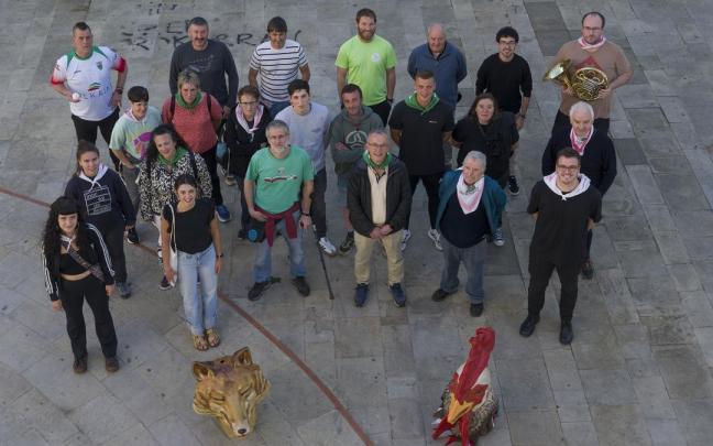 Miembros de la Comisión de Fiestas.