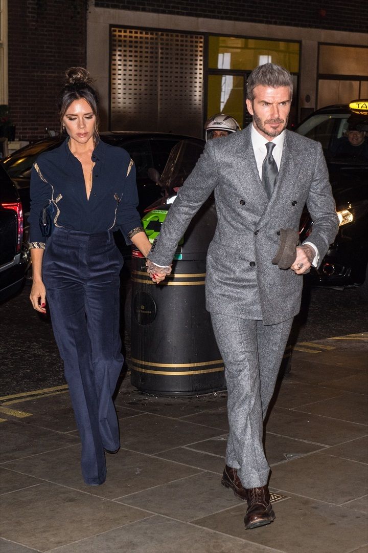 La modista Victoria Beckham y el exfutbolista David Beckham en una imagen de archivo.
