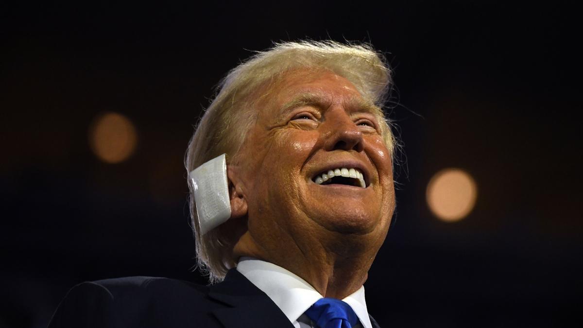 Trump, en la Convención Nacional del Partido republicano.