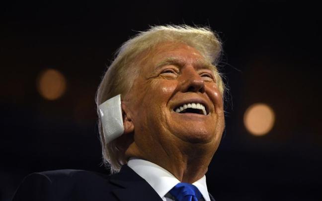 Trump, en la Convención Nacional del Partido republicano.