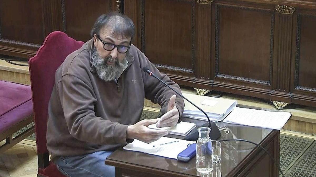 Koldo García, durante su declaración en el Tribunal Supremo.