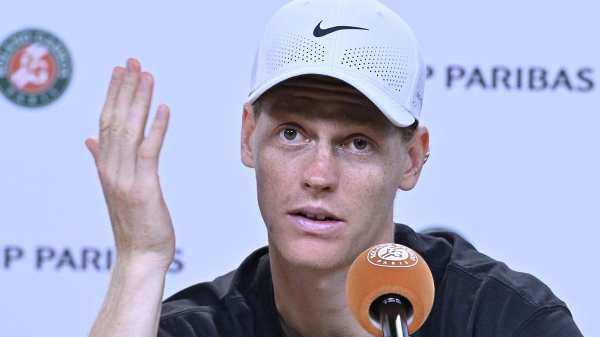 Jannik Sinner, durante una rueda de prensa.