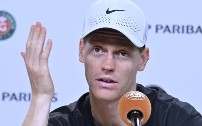 Jannik Sinner, durante una rueda de prensa.