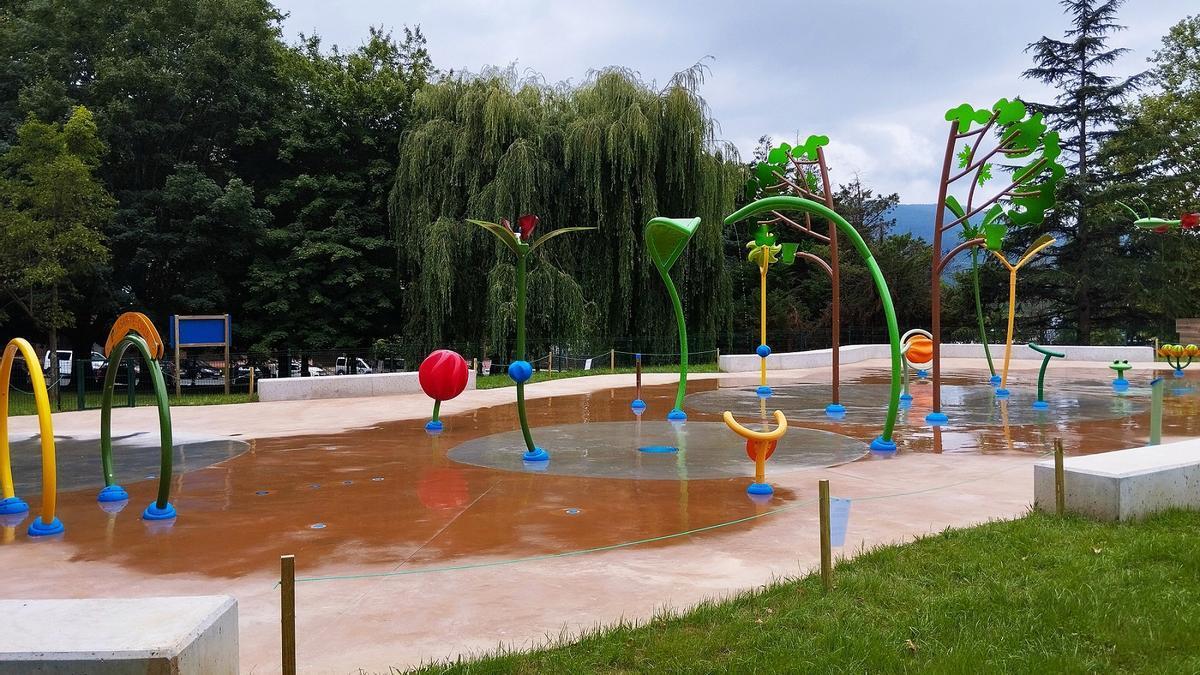 Parque de chorros de agua