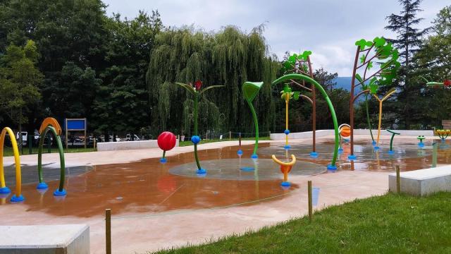Parque de chorros de agua