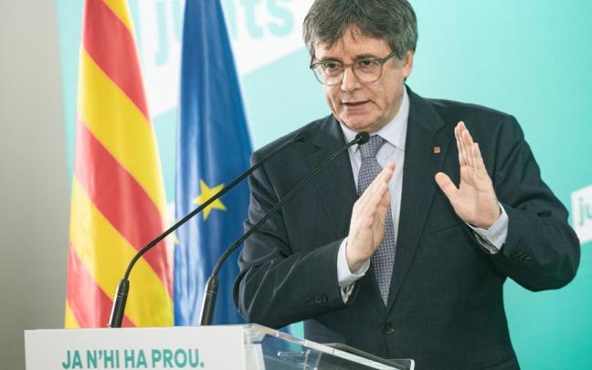 El president de Junts per Catalunya, Carles Puigdemont.