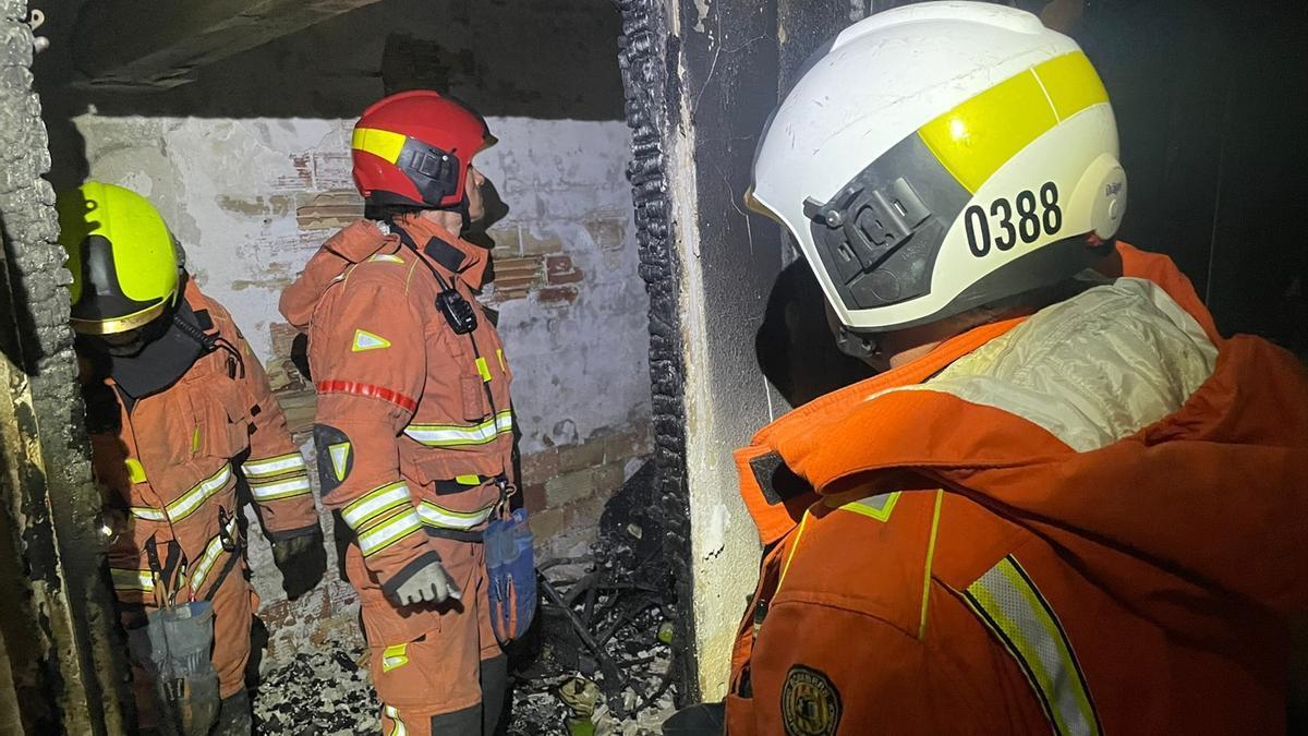 Incendio en una vivienda de Torrent.