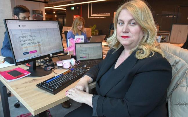 Zaloa Campillo, gerente de la demarcación de Euskadi del Colegio Oficial de Ingenieros de Telecomunicación Zaloa Campillo, gerente de la demarcación de Euskadi del Colegio Oficial de Ingenieros de Telecomunicación