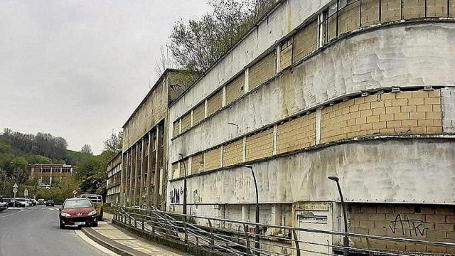 Edificio de Luzuriaga, que será un centro sociocultural. / Aitziber Muga Edificio de Luzuriaga, que será un centro sociocultural.