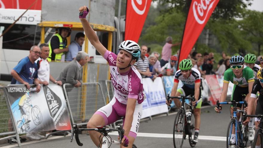 Joao Almeida, vencedor de una de las etapas de la Bizkaiko Itzulia.
