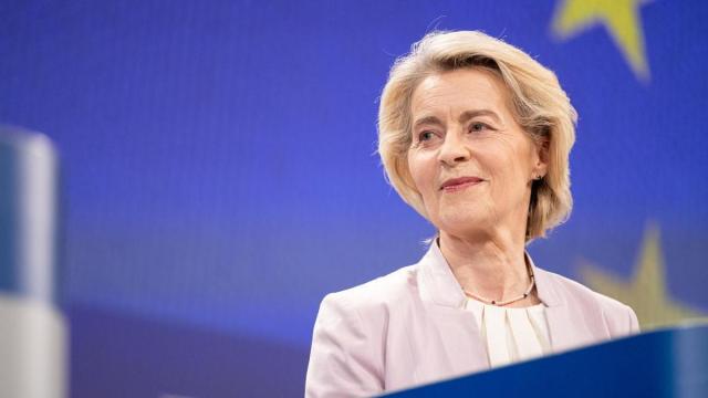 La presidenta de la Comisión Europea, Ursula von der Leyen.