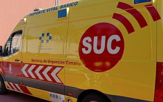 Ambulancia del servicio de emergencias canario