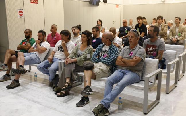 Juicio en la Audiencia Nacional a 16 acusados por enaltecimiento del terrorismo.