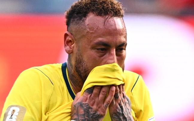 Neymar, durante el pasado Mundial.