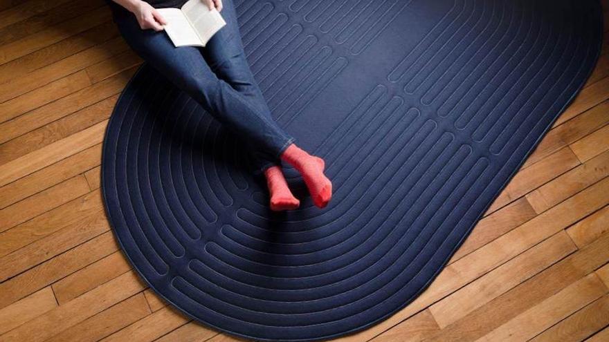 Una alfombra térmica diseñada por Natacha Poutoux y Sasha Hourcade.