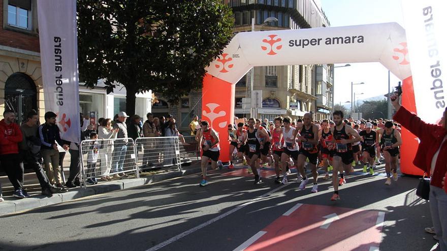 Foto de la última edición de la Media Maratón del Bidasoa, organizada por Bidasoa Atletiko Taldea.
