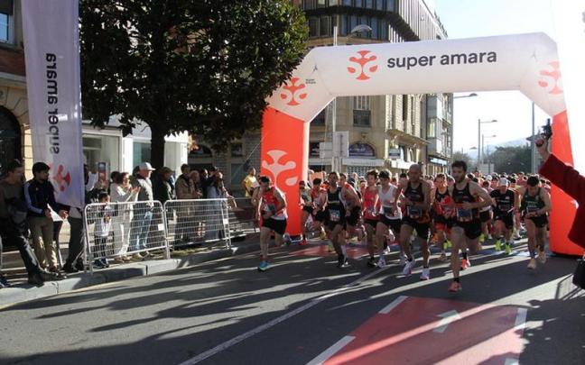 Foto de la última edición de la Media Maratón del Bidasoa, organizada por Bidasoa Atletiko Taldea.