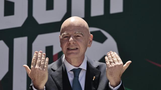 Gianni Infantino, en México.