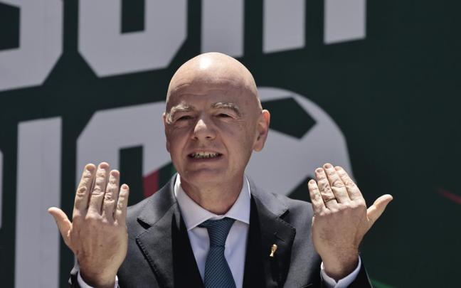 Gianni Infantino, en México.