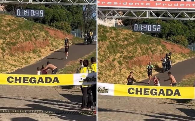 El momento es viral en X, donde se ha compartido el vídeo que muestra la escena.