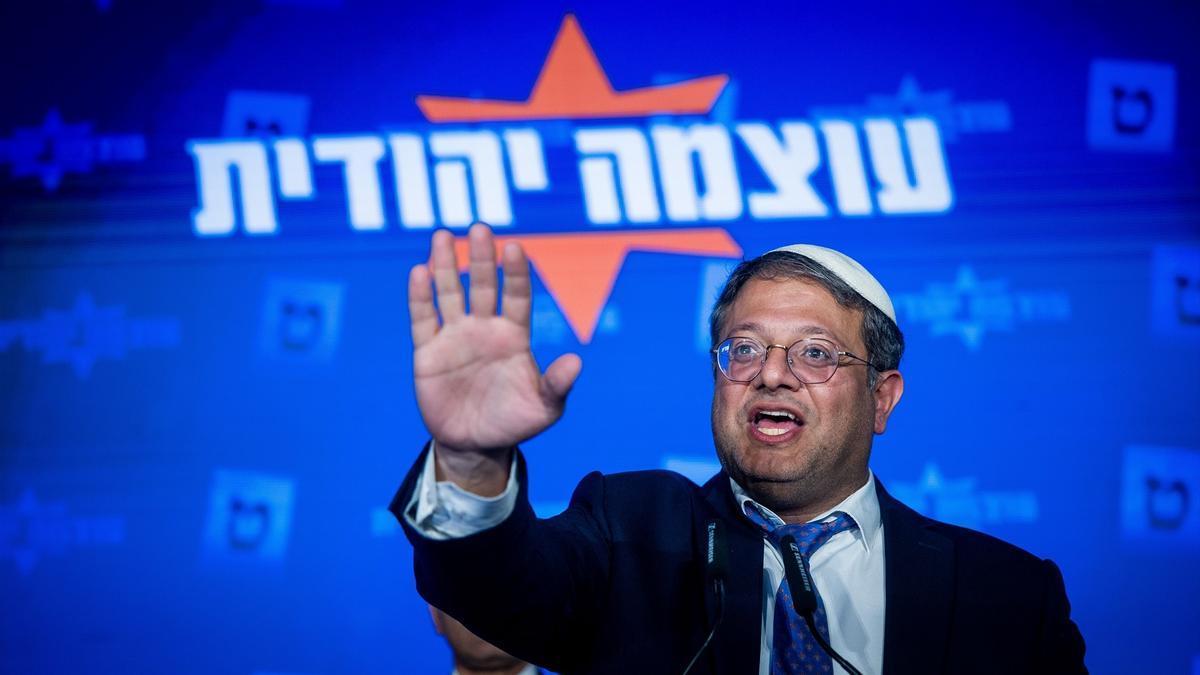 El ministro ultraderechista israelí Ben Gvir.
