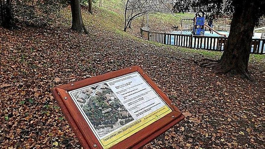 Parque de Murguía, en el que los perros pueden andar sueltos en determinado horario.