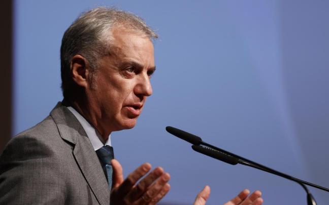 Iñigo Urkullu durante su intervención en la clausura del V Congreso Internacional de Seguridad y Salud en el Trabajo.