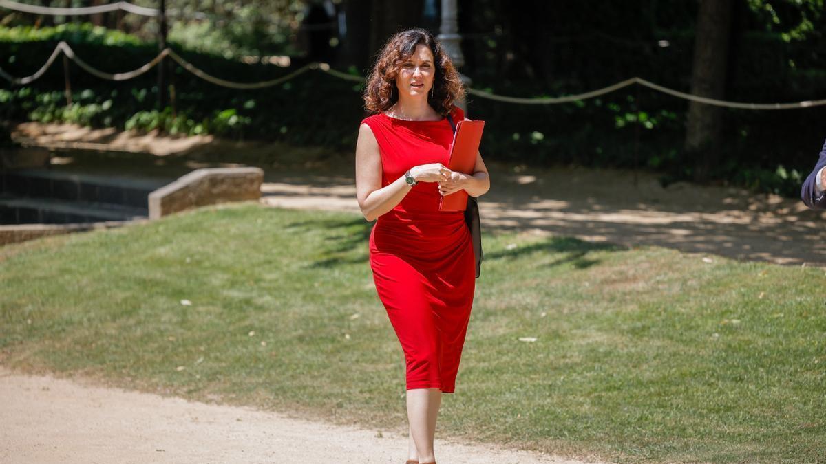 La presidenta de la comunidad de Madrid, Isabel Díaz Ayuso, acudió a Barcelona con la intención de ser la protagonista de la conferencia de presidentes y lo consiguió