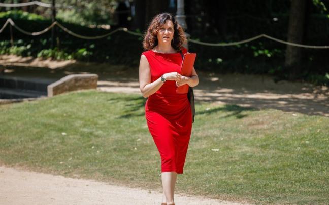 La presidenta de la comunidad de Madrid, Isabel Díaz Ayuso, acudió a Barcelona con la intención de ser la protagonista de la conferencia de presidentes y lo consiguió / E.P. La presidenta de la comunidad de Madrid, Isabel Díaz Ayuso, acudió a Barcelona con la intención de ser la protagonista de la conferencia de presidentes y lo consiguió