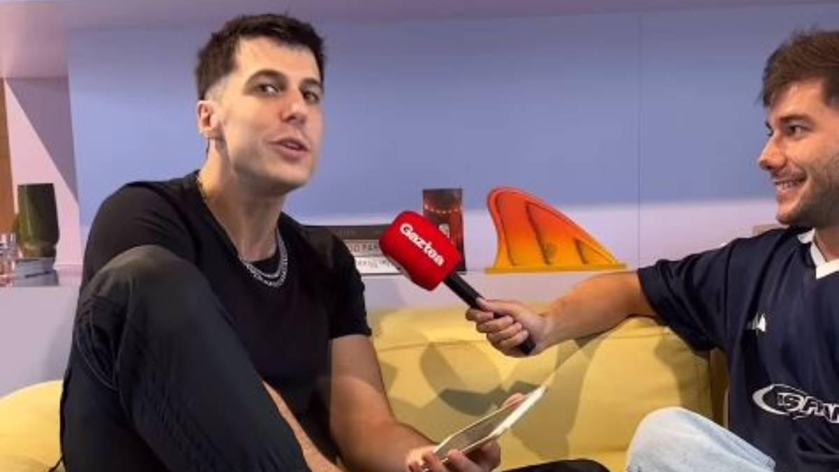 Pello Reparaz en una entrevista en Gaztea