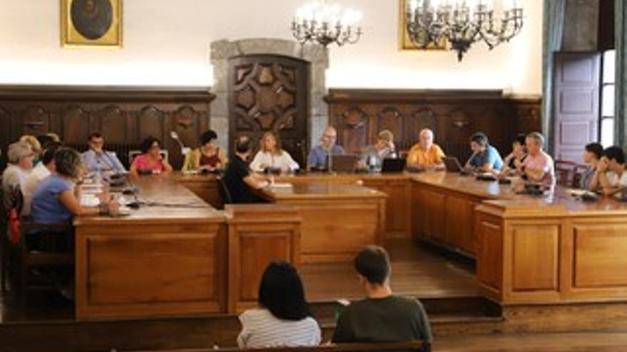 Imagen del Pleno que aprobó el trámite administrativo para la futura estación de autobuses.