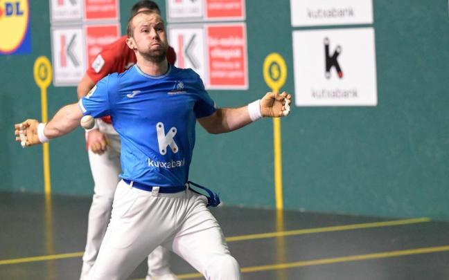 En imágenes: Elordi y Zabaleta superan a Jaka-Iztueta en la cuarta jornada del Campeonato de Parejas.