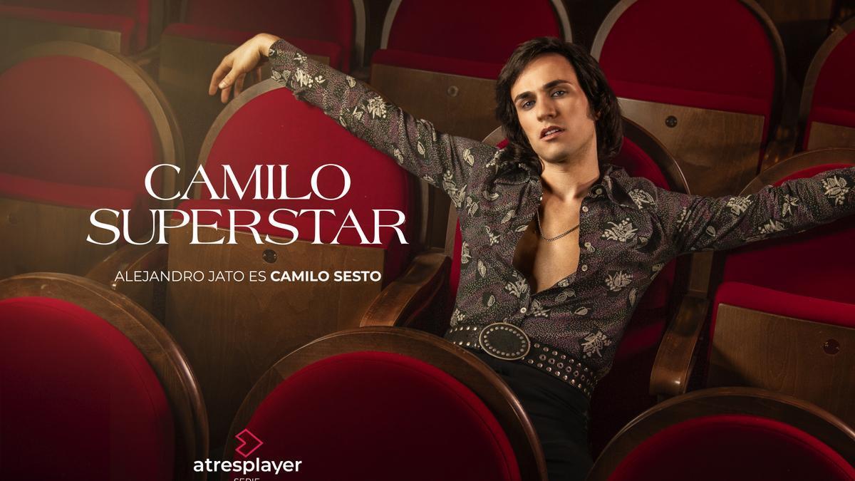 Alejandro Jato es Camilo Sesto en la nueva serie ‘Camilo Superstar’.