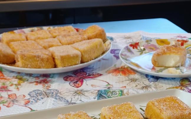 Leche Frita, una receta tipica tanto de la Semana Santa como de los carnavales.