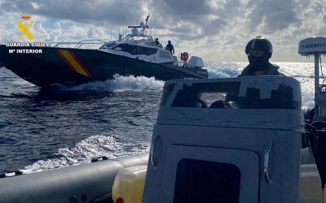 Servicio Marítimo de la Guardia Civil en Huelva.
